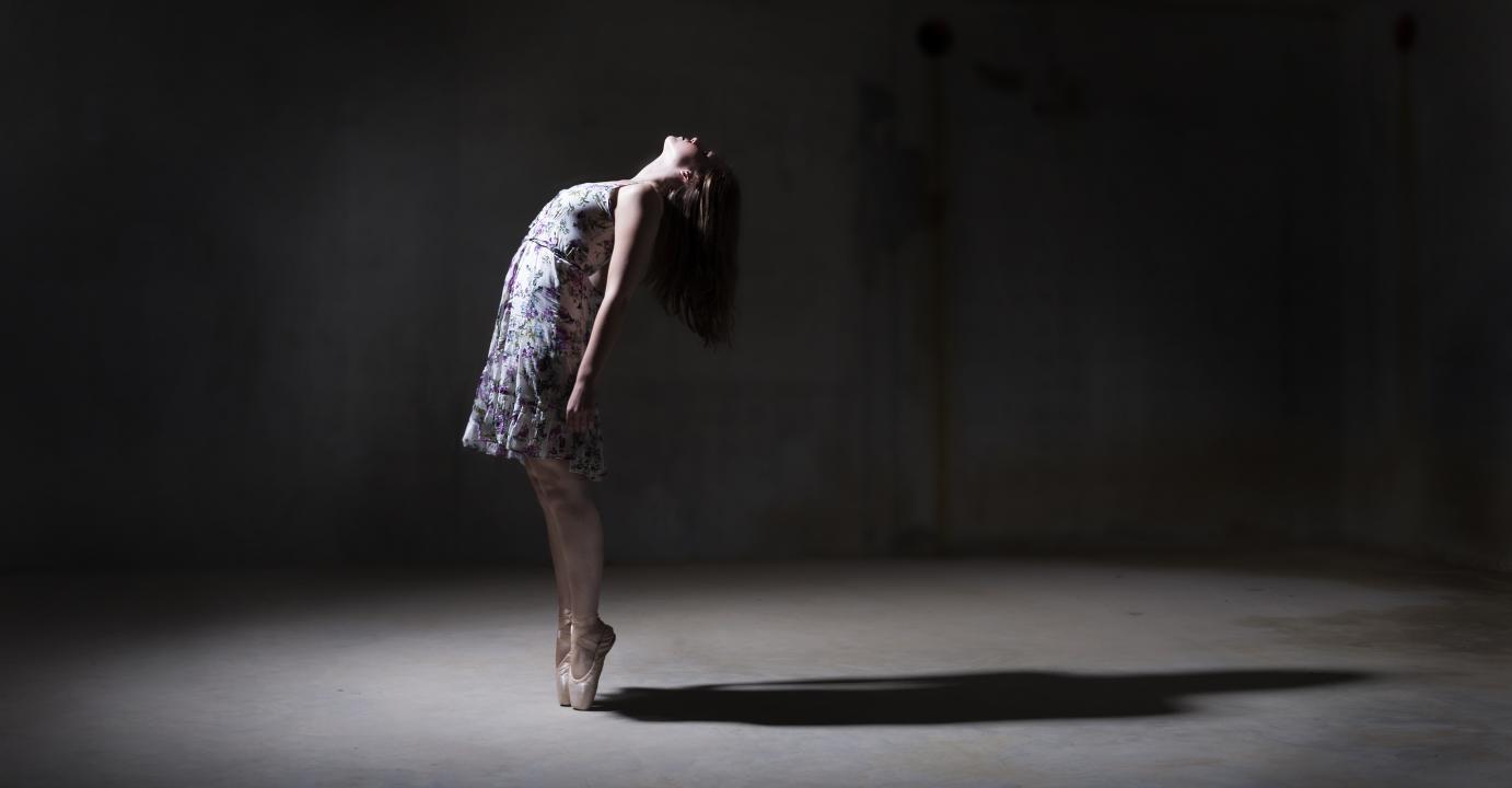 Ballerina fotoshoot fotostudio Hugo Delvaux